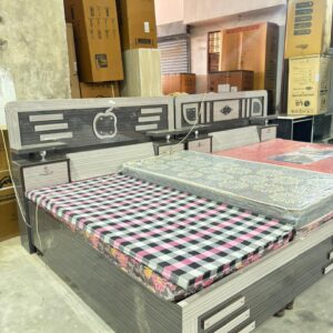 Apple Design Grey Bed (Premium Storage Series)