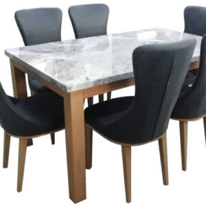 Marble Top Luxury Dining Set (6 Seater)