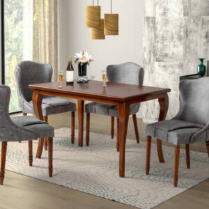 Royal Velvet Dining Set (4 Seater)