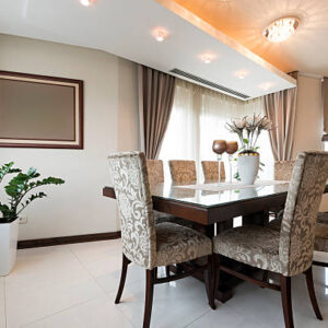 Luxury Upholstered Dining Set (8 Seater)