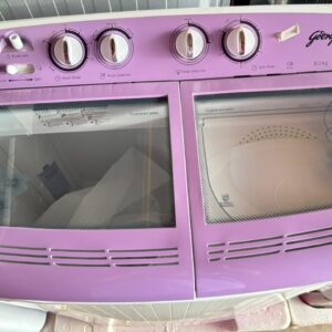Godrej Semi Automatic Washing Machine – 8.0 Kg (Purple | Glass Lid)