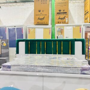 Green Velvet Luxury Bed