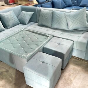 Aqua Luxury L-Shape Sofa