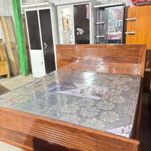 Classic Wooden Panel Bed