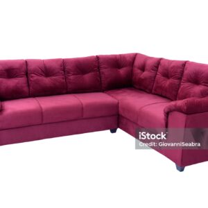 Pink L-Shape Sofa