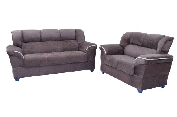Brown 3+2 Sofa Set