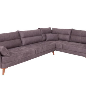 Modern Brown L-Shape Sofa