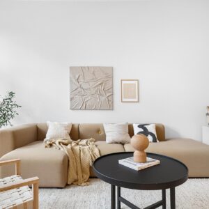 Beige Minimal Luxury Sofa