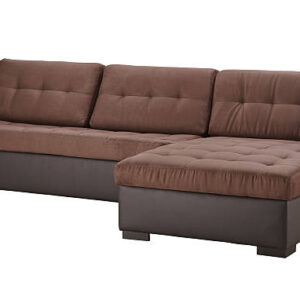 Brown & Chocolate L-Shape Sofa