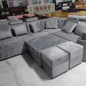 Grey Royal Luxury Corner Sofa