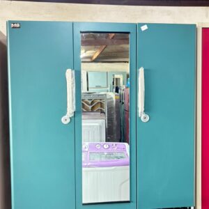 MG Cabinets Three-Door Mirror Steel Almirah (10-Year Warranty on Color & Locks)